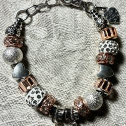 Girls Unicorn/Moon Charm Bracelet 