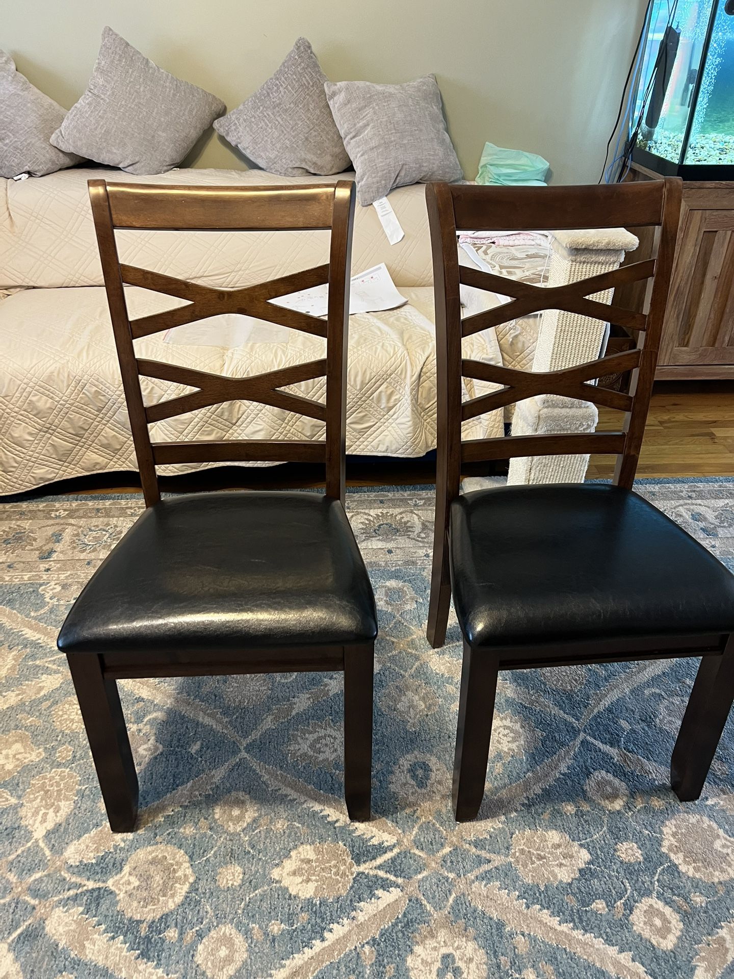 two new beautiful chairs