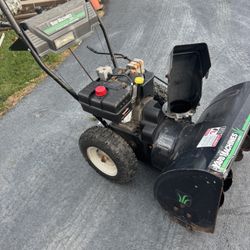 Yard Machine Snowblower 8hp w/26” Clearing Width Electric Start. Runs Good. Must Pick Up