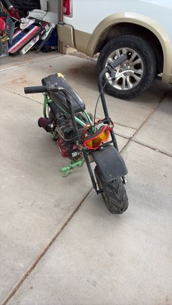 Custom mini quad, Coleman minibike