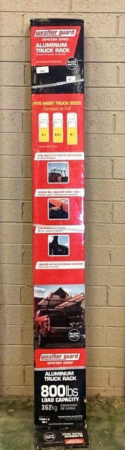 Weather Guard 800 lbs. Load Capacity Black Universal Truck Ladder Rack