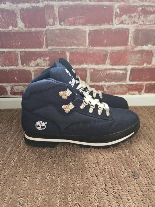 Like New Navy Blue Timberland Euro Hiker Boot