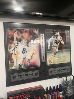 Troy aikman & Michael Irvin Limited edition 297 /1000