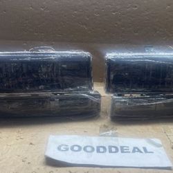 #195 Fit 98-04 Chevy Blazer/Chevrolet S10 Chrome Housing Smoked Clear LED DRL Switchback Headlight 