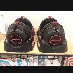 Adjustable Weider Weights 