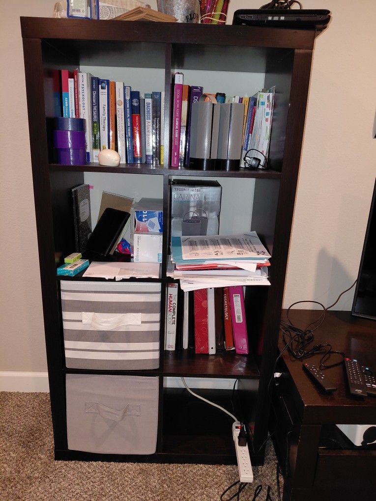 Espresso Bookshelves 