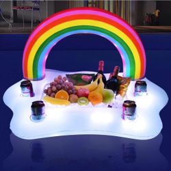 LED Inflatable Pool Float Bar