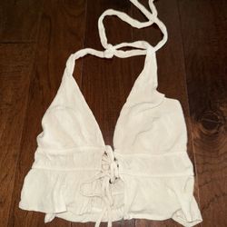 Excellent Condition Women’s Forever 21 Cream Top Size M