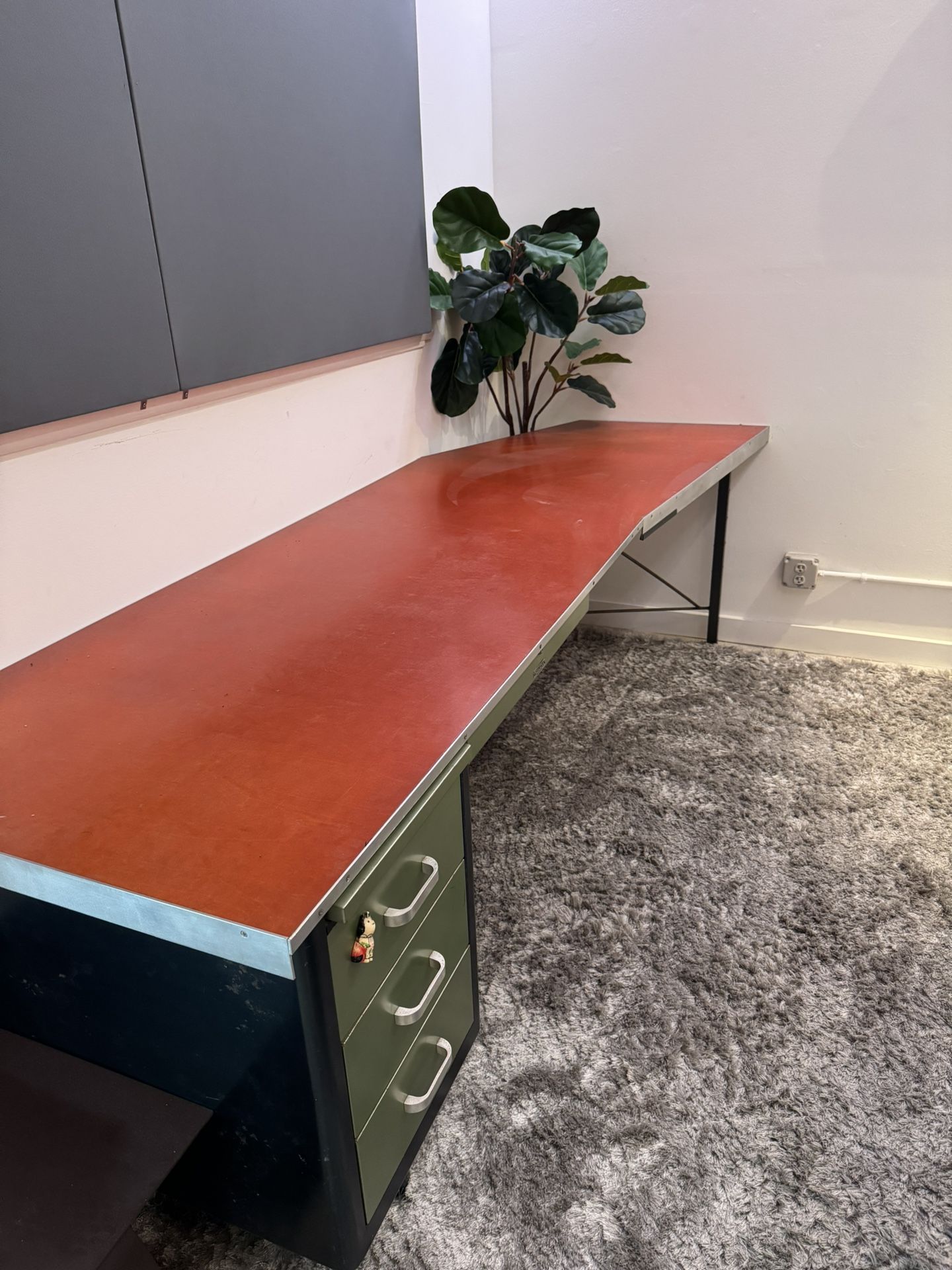 Mid-Century Danish Modern Teak Executive Desk