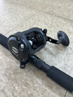 PENN Rival II Level Wind Baitcast Rod & Reel Combo - 6’6” - Medium Heavy