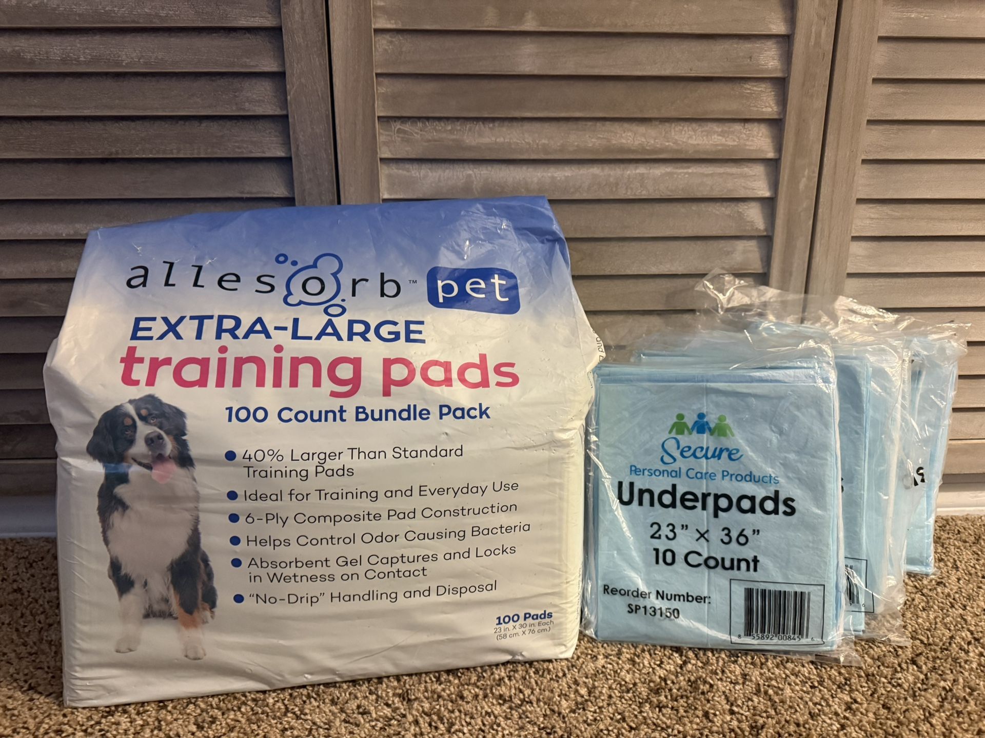 100 Allesorb Pet Training Pads