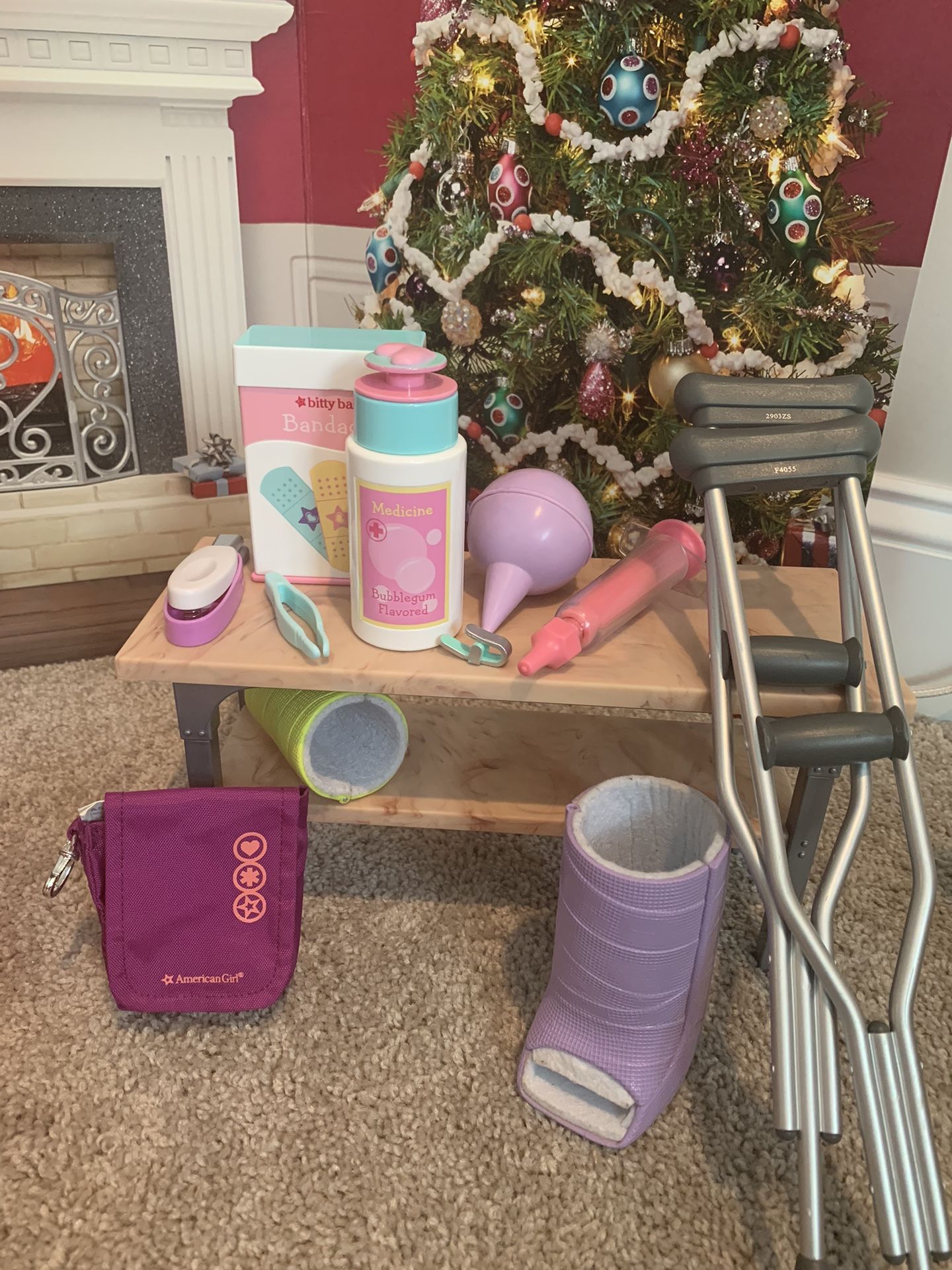 American Girl Medical Kit & Asthma Care Kit