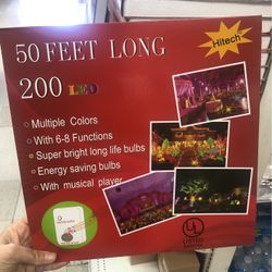 50 Feet 200 LED Christmas Lights