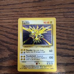 1999 Holographic Zapdos 