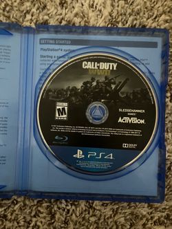 PS4 call of duty WWll