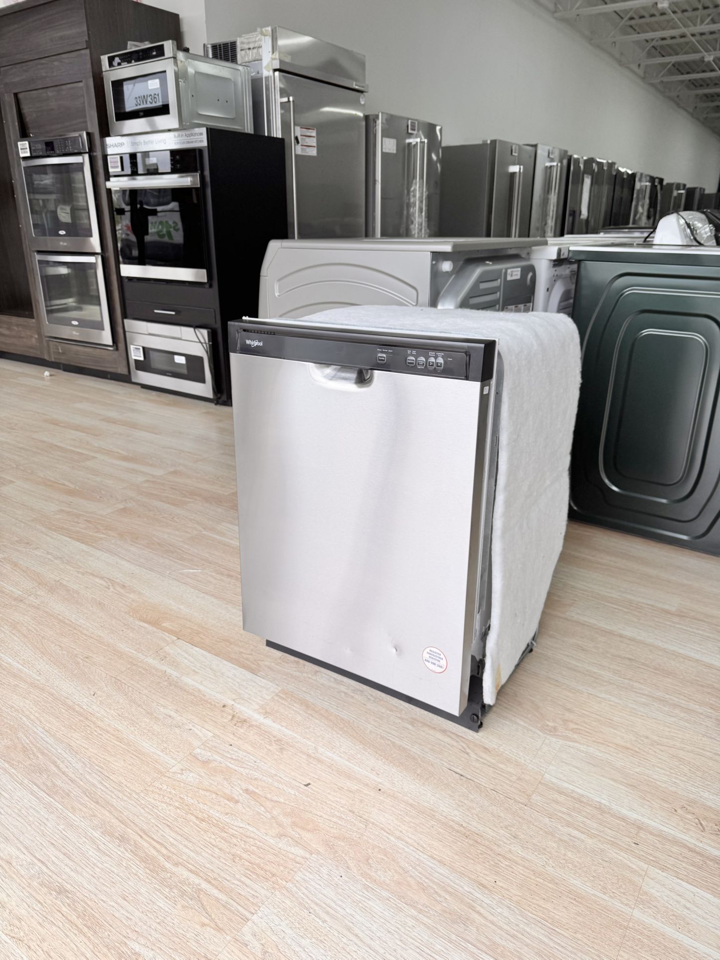 New Whirlpool 24-Inch Quiet Dishwasher with Heat Dry in Stainless Steel - WDF332PAMS
