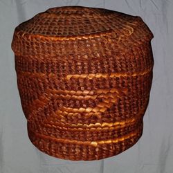 Antique Handwoven Alaskan Basket 