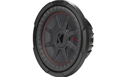 Kicker 48CWRT102 CompRT Series shallow-mount 10" subwoofer with dual 2-ohm voice coils