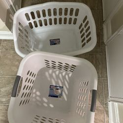 FLASH SALE $5 - 2 Pre-Loved Laundry Baskets