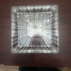 Crystal Square Platter 
