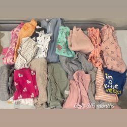 Baby Girl Clothes  Size 3-6 Months 