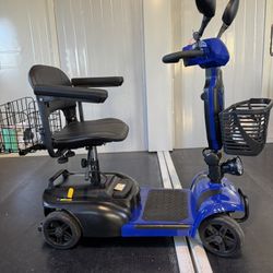Four-wheeled electric scooter