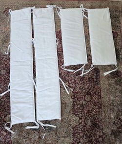 White Crib Bumpers