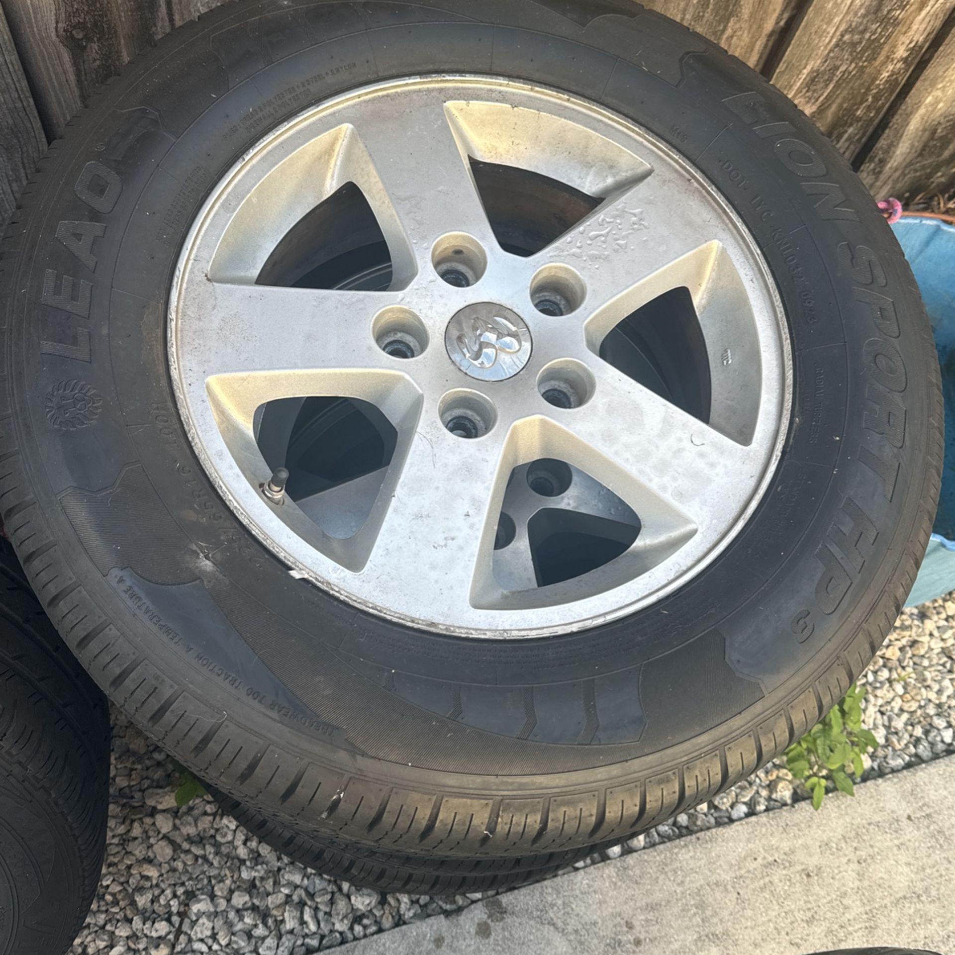 Almost New Tires With Rims