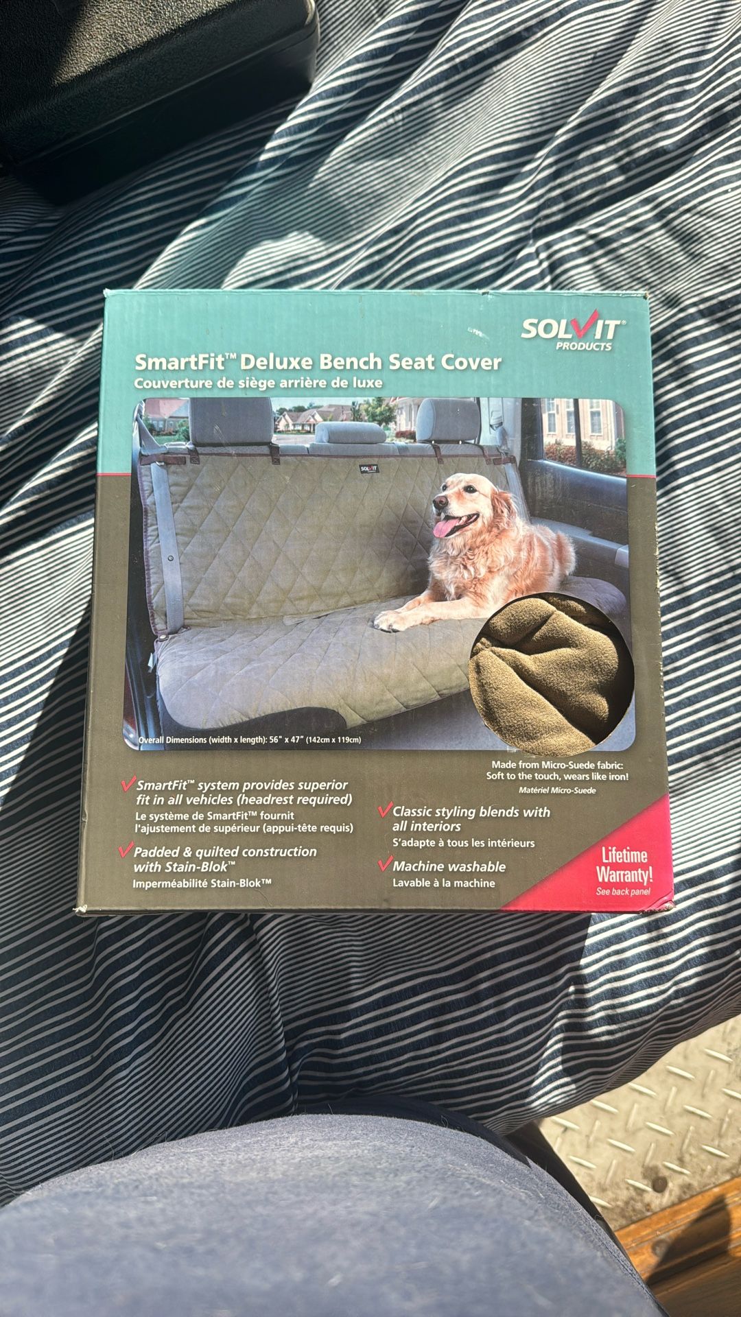 Smart fit Deluxe Bench Seat Cover
