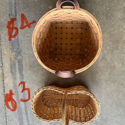 Nice Baskets. $5 and 3. Door Pick Up!