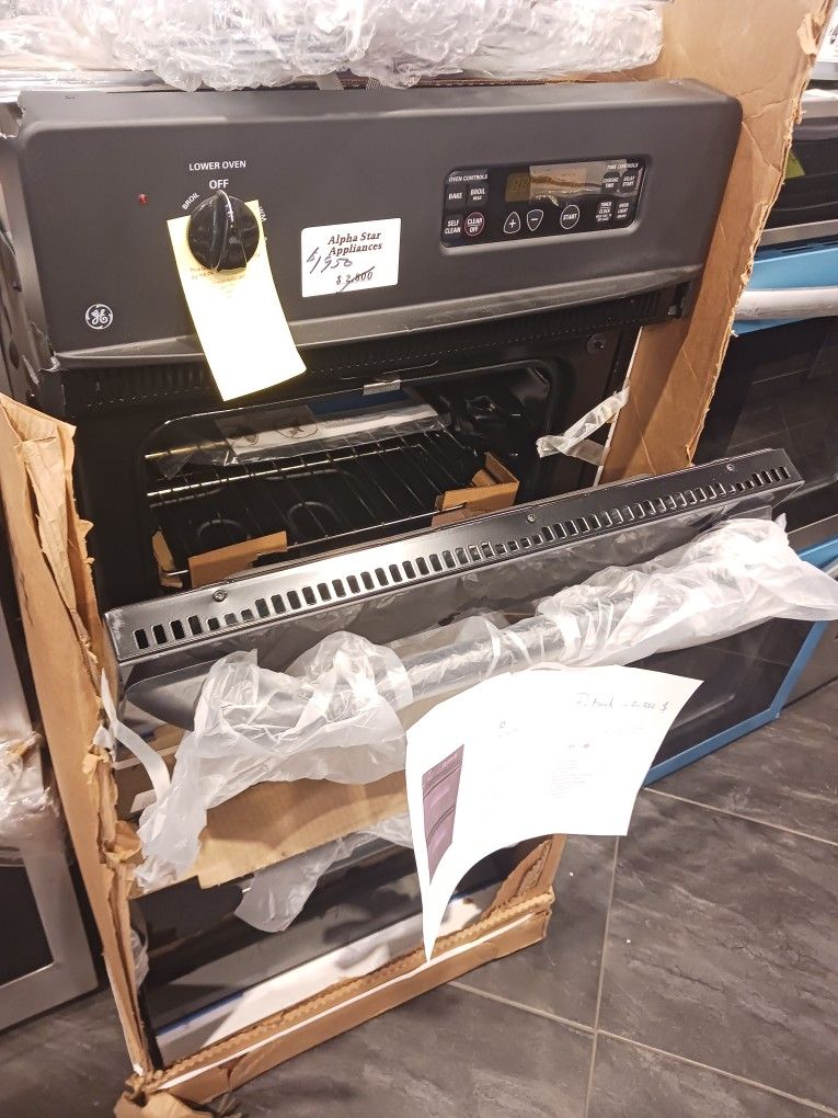 GE JRP28BJBB 24 inch 54 cu ft Total Copacity ectric Double Wall Oven