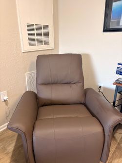 Brown recliner sofa