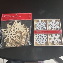 World Market Wood Ornaments 