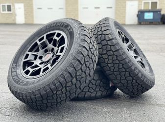 17 inch Wheels Tires TRD PRO Style Toyota 4runner Tacoma Tundra rims 6x139.7