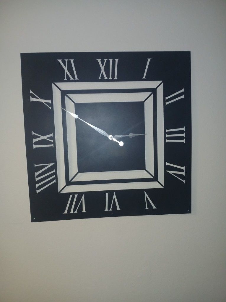 Metal Wall Clock