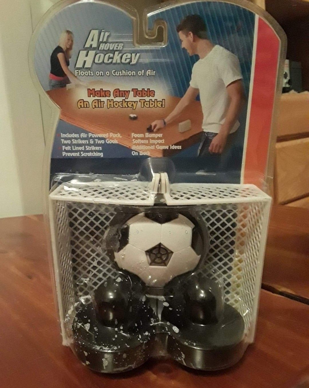 NEW air hover hockey table top toy set $2 FIRM