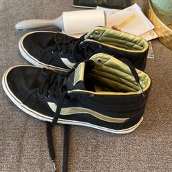 Gold Old School Vans 