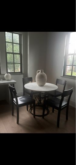 Black Dining Chair Set