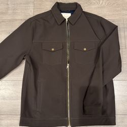 Brown Light Jacket Size Medium Men Used Good Conditions 