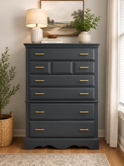 Blue dresser