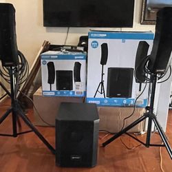 Portable Line Array Speaker System - Gemini LRX-1204