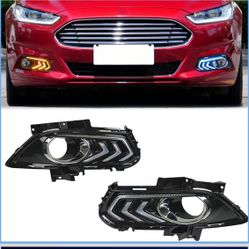 Amber directional lights blue low beam lights compatible with Ford Fusion 2013-2016 $70