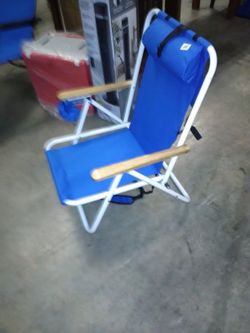 Portable Backpack Folding Chair With Backpack Straps So You Can Carry It Easy Perfect For Beach Outdoor Sporting Events And Any And All Occasions $25