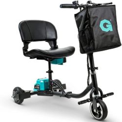 G GUT142 Lightweight 48V Long Range Folding Electric Mobility Scooter 2 Batteries