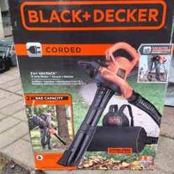 Black & Decker Backpack Leaf Vacuum Blower
