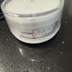 Clear Taylor Kitchen Scale / Mixing Bowl – 2.2kg Capacity