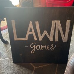 Lawn Games Board Great For Parties 2’ X2’ 