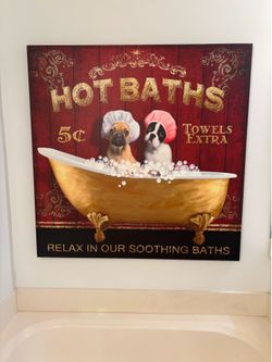 Dogs in Bathtub