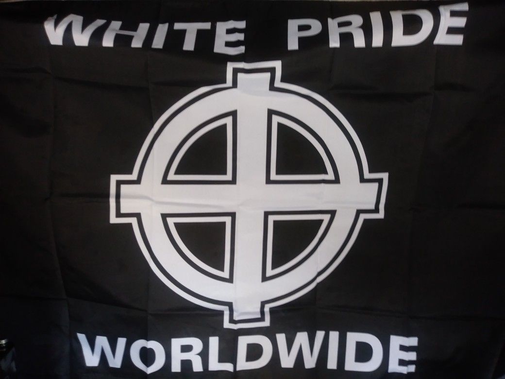 Rebel pride flag ..white pride world wide flag for sale