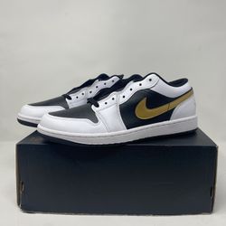 Air Jordan 1 Low Gold Swoosh